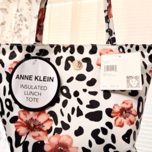 Anne Klein- Floral- Mini Lunch Tote - Picture 1 of 6